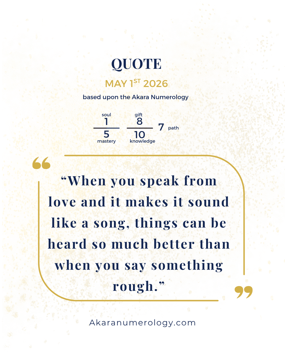 Friday, May 1st: Find Your Freedom and Speak Your Truth