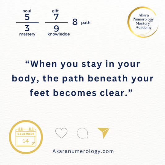 🌟 December 14 — Can You Stay Fully in Your Body Today?