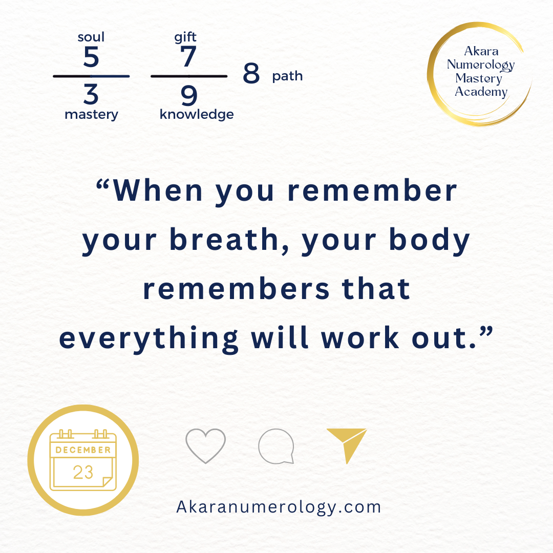 December 23 — What If the Body Holds the Answer?