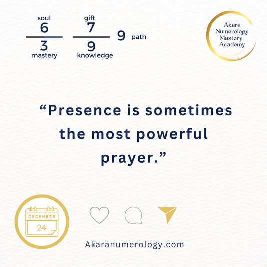 December 24 — When Presence Becomes Prayer