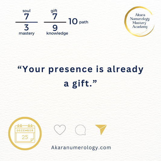December 25 — When Presence Becomes the Gift