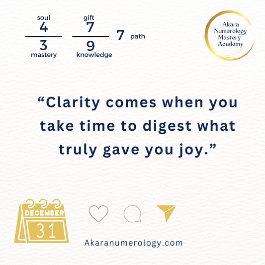 December 31 — How Do You Close a Year with Integrity?