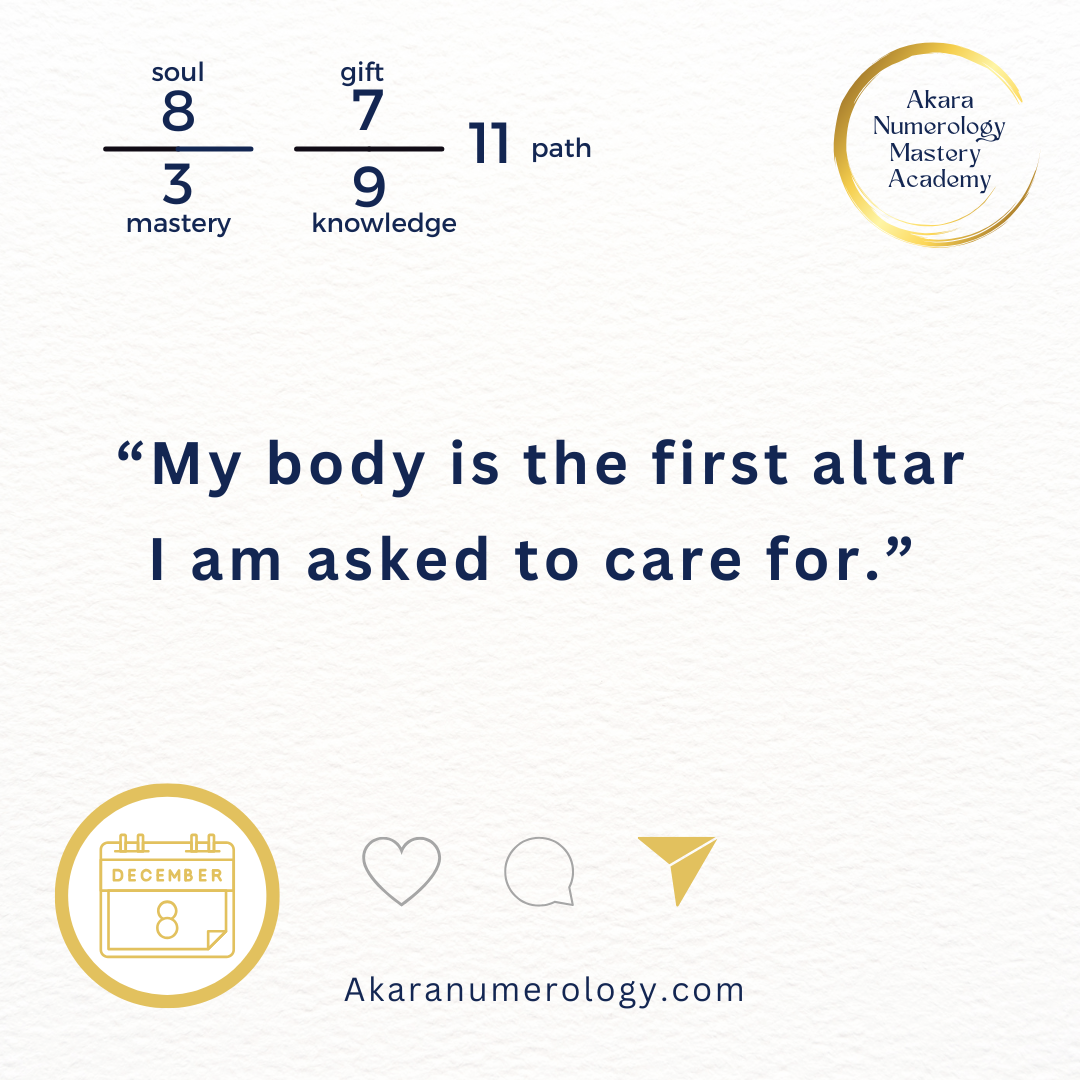 🌟 December 8 — Are You Listening to Your Body Before You Serve Everyone Else?