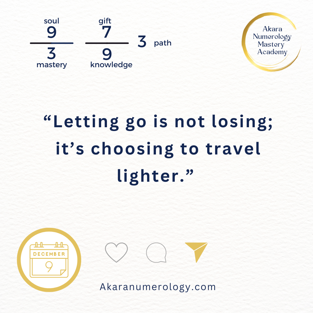 🌟 December 9 — What Are You Finally Ready to Let Go Of?
