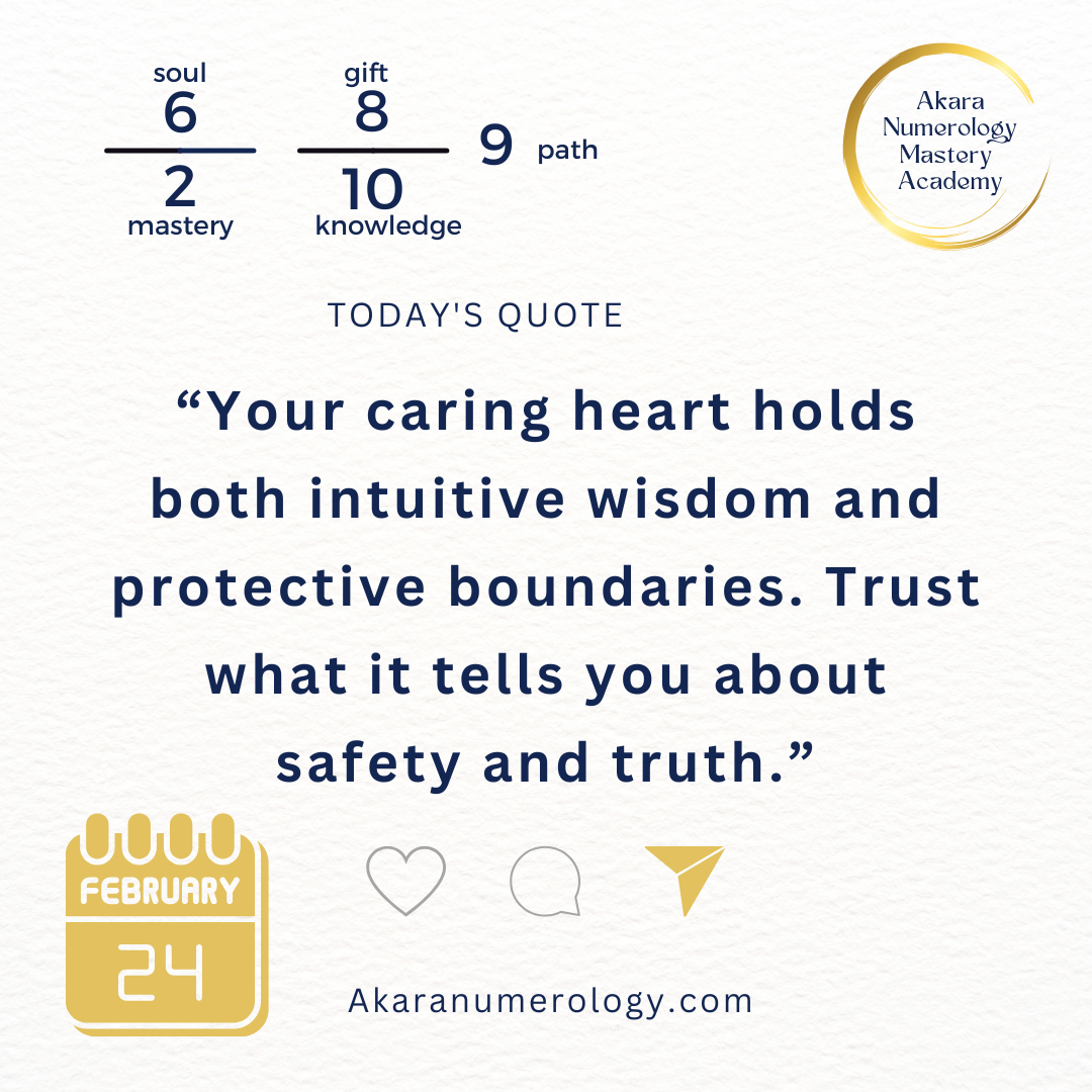Tuesday, February 24, 2026: Trust Your Caring Heart: How do I honor my sensitivity without getting overwhelmed?