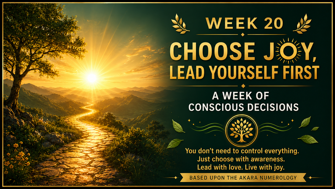WEEK 20: Make Conscious Decisions and Choose Joy