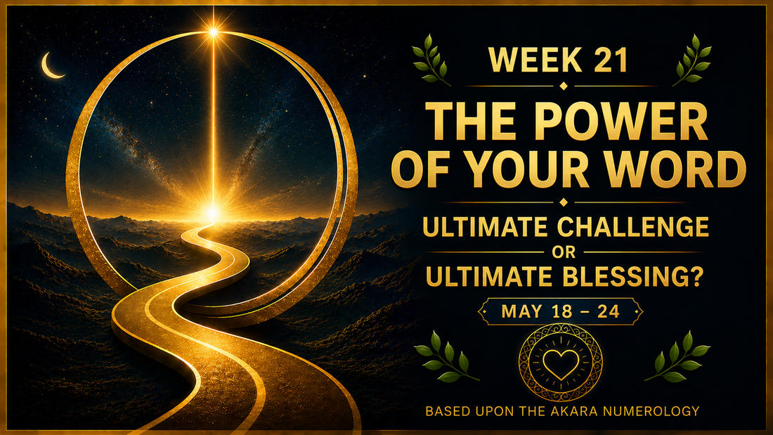 Week 21, May 18th till May 24th: Your Words Create Your Reality