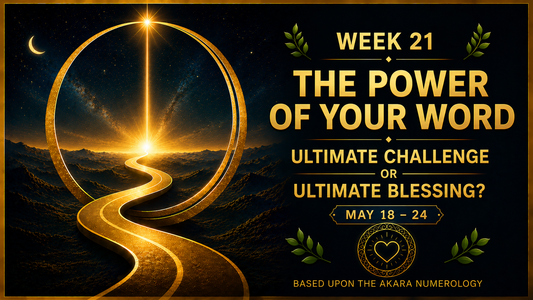 Week 21, May 18th till May 24th: Your Words Create Your Reality