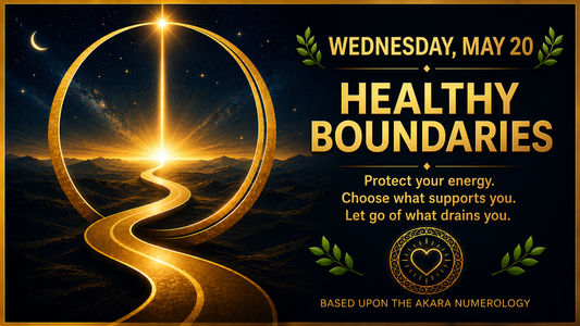 Wednesday May 20: Boundaries Are Self-Respect