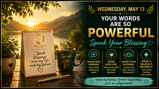 Wednesday, May 13 — Your Words Are So Powerful