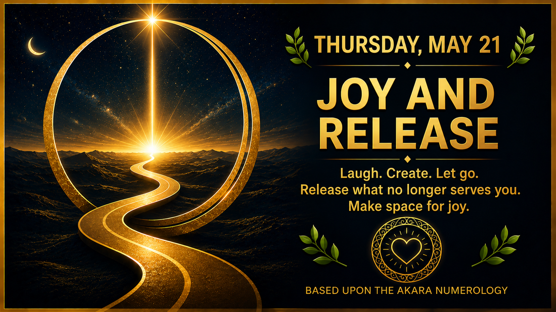 Thursday May 21 Choose Joy. Release the Rest.