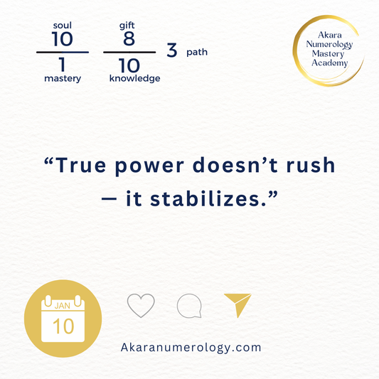 January 10 — What Happens When Power Slows Down?