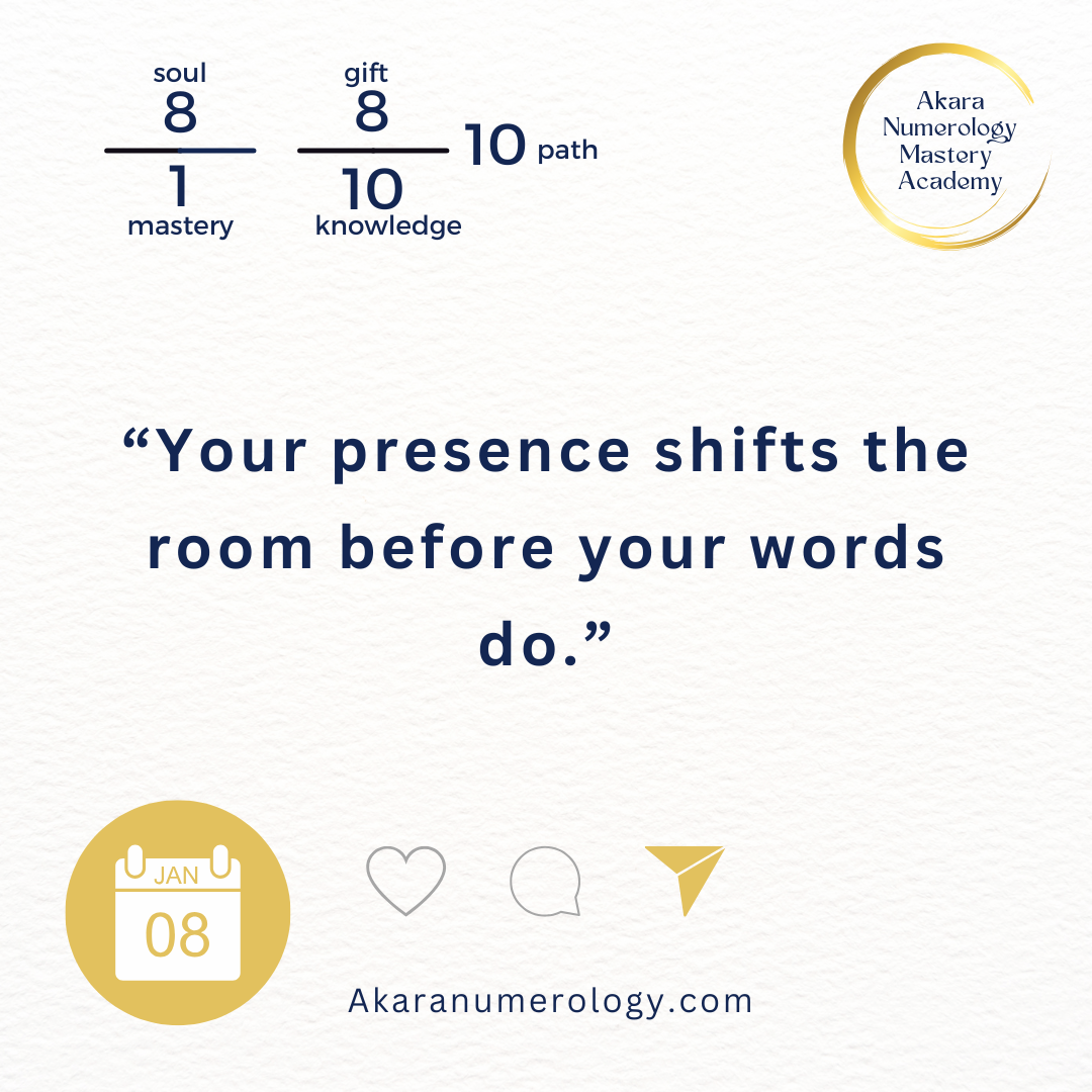 January 8 — What If Your Presence Is Stronger Than Your Effort Today?