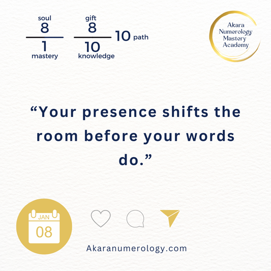 January 8 — What If Your Presence Is Stronger Than Your Effort Today?