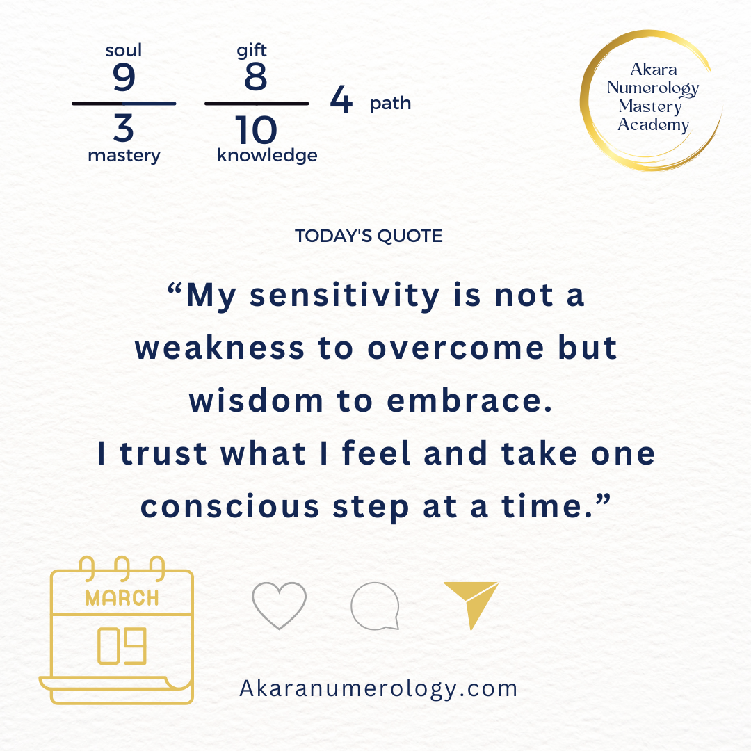 Monday, March 9, 2026: Navigate Sensitivity with Step-by-Step Grace