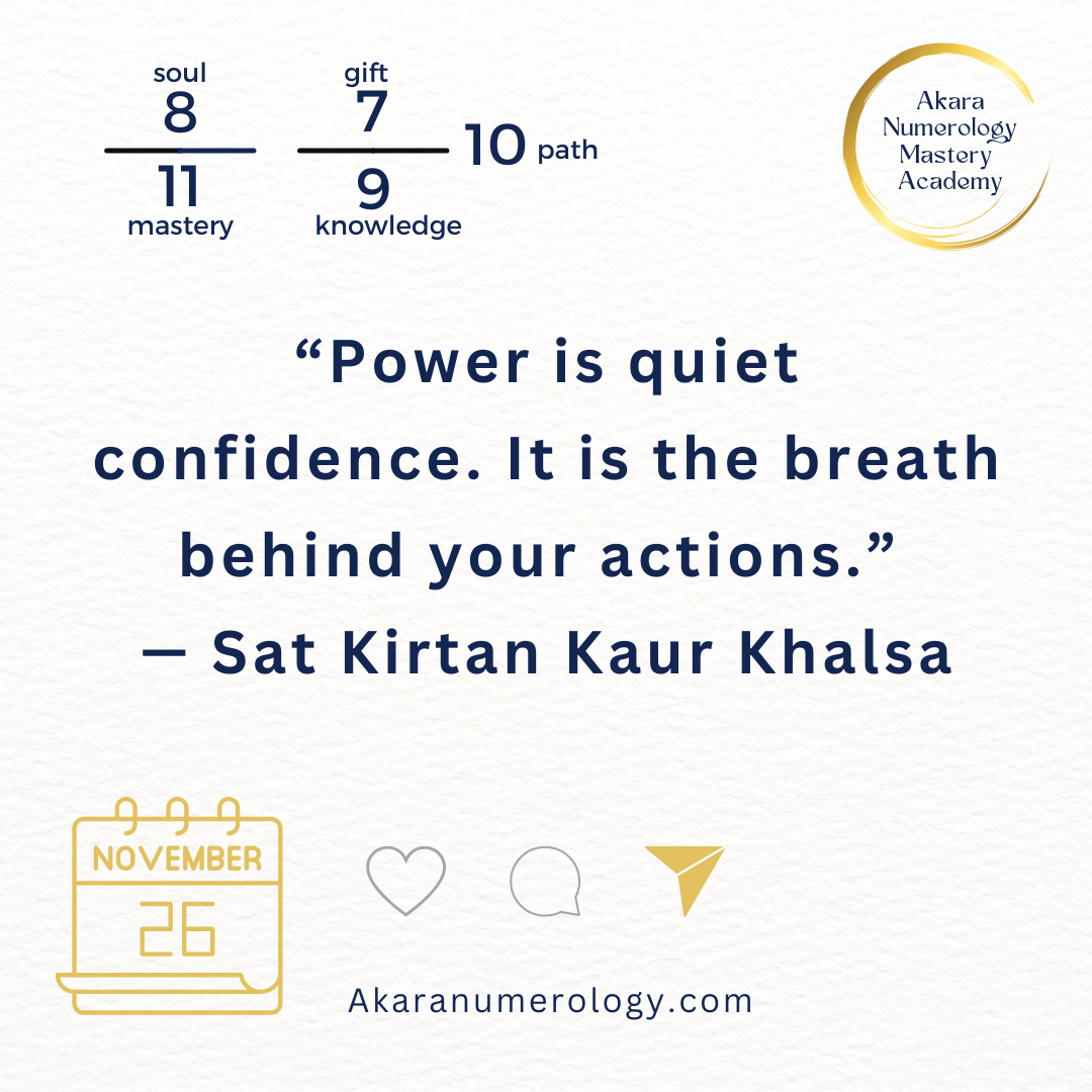 🌟 November 26 — Power with Grace