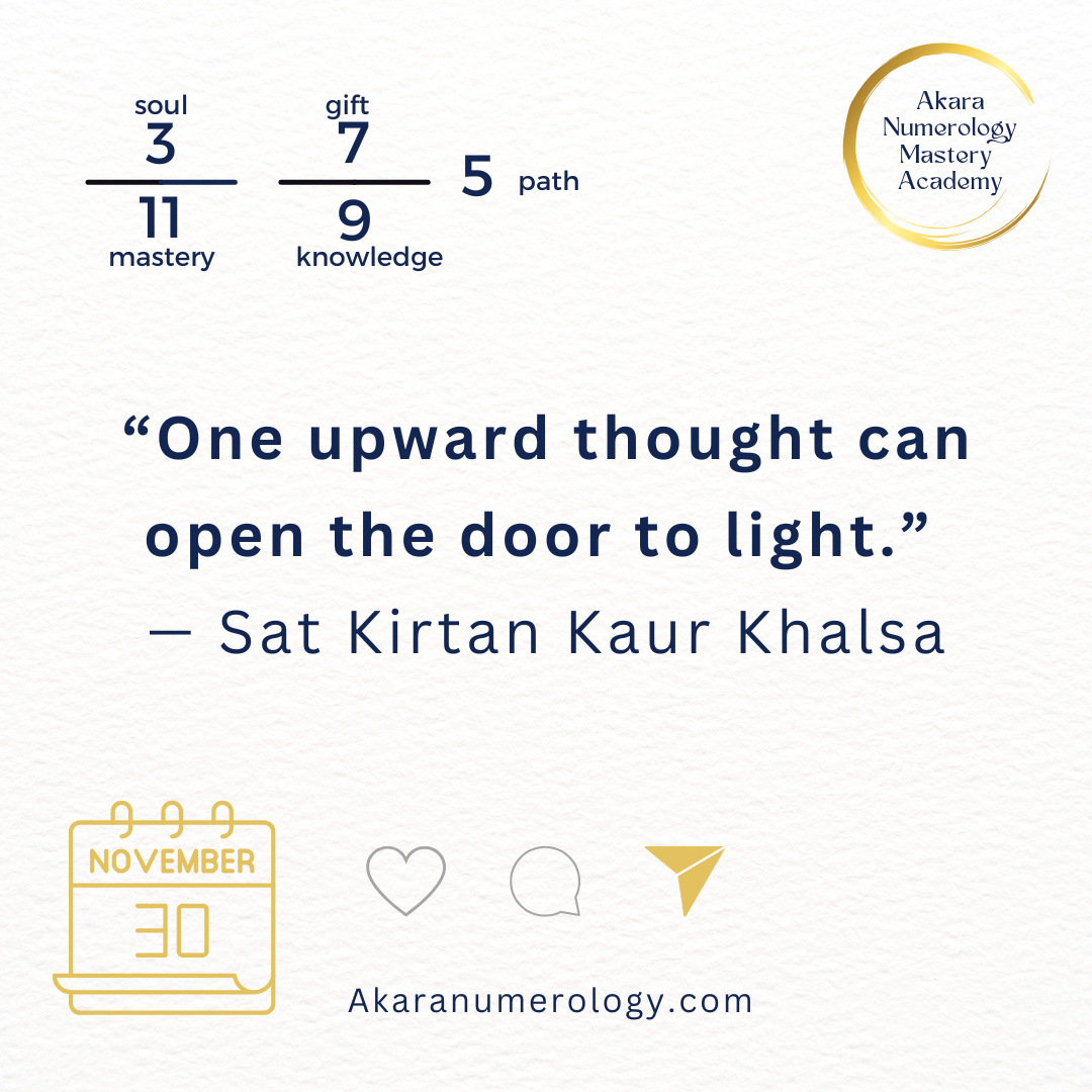 🌟 November 30 — Step Into the Light