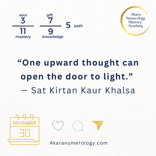 🌟 November 30 — Step Into the Light