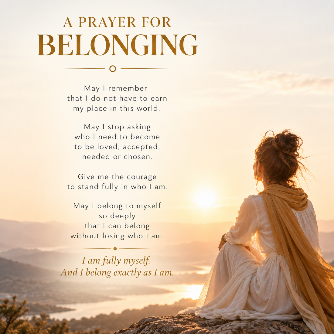 A Prayer for Belonging: Coming Home to Yourself