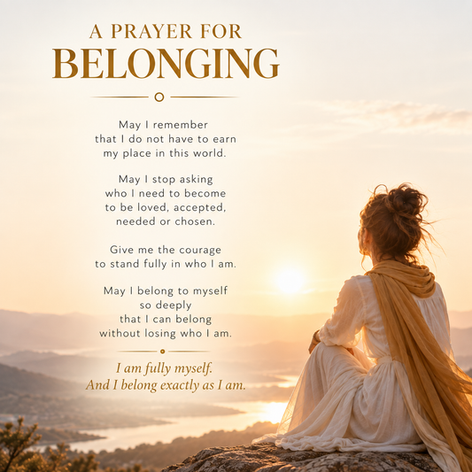 A Prayer for Belonging: Coming Home to Yourself