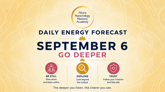 Akara Numerology Daily Forecast September 6, 2026 | Go Deeper
