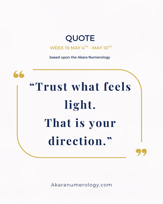 🌿 Week 19 — From Alignment to Devotion (May 4–10)