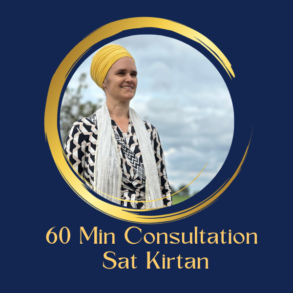 1-1 60 min Consultation with Sat Kirtan
