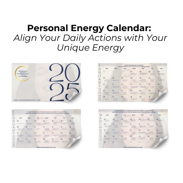 Personal Energy Calendar: Align Your Daily Actions with Your Unique Energy